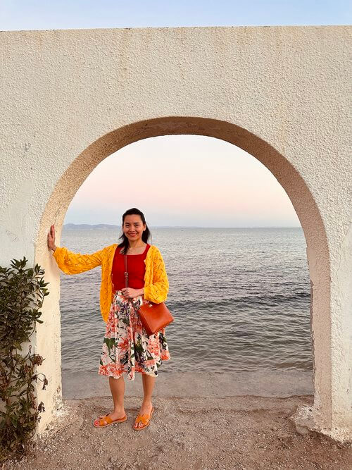 At the seafront in Tunisia